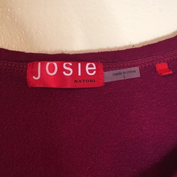 JOSIE NATORI fleece top - Picture 6 of 8